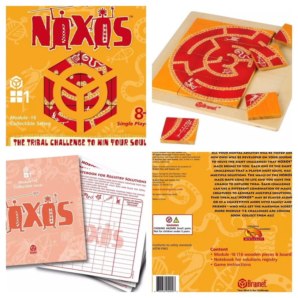 Noxos Brain Teaser Collectible Puzzle - The Tribal Challenge To Win Your‎ Soul